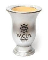 Oryginalna tykwa typu cuia, wytworzona w Brazylii, ojczyźnie chimarrão Yacuy Porongo Prata