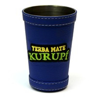 Matero Guampa Kurupi do Yerba Mate Terere ~220 ml - Granatowa