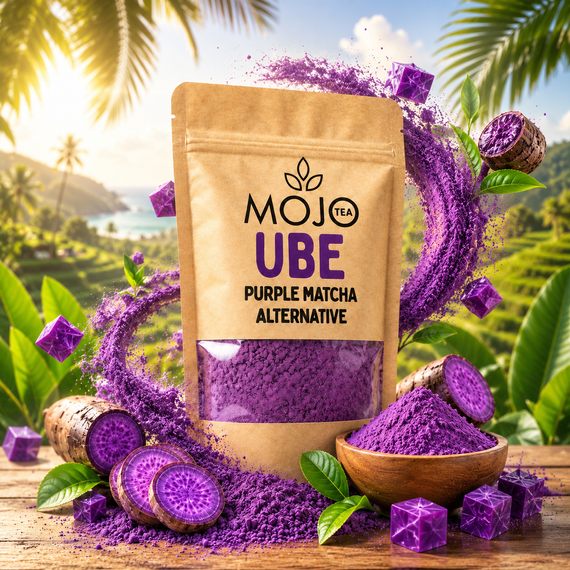 PURPLE MATCHA Alternative MOJO TEA Ube w proszku Sproszkowane