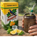 Zestaw dla kierowców - Yerba Mate Pajarito Limon 500g + Matero z certyfikatem idealne do uchwytu na kubki + Bombilla