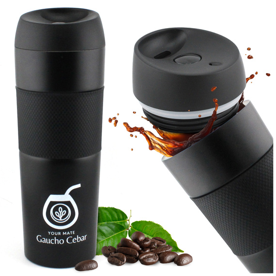 Kubek termiczny 450 ml 2w1 z pokrywką lub jako termo matero!