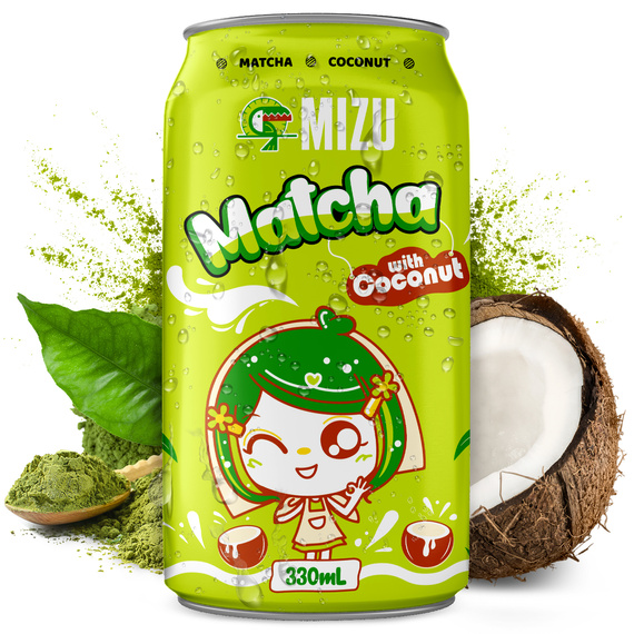 Napój Mizu Matcha Coconut 6x 330ml Zgrzewka