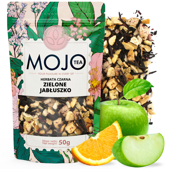 Zestaw Mojo Tea 3x50g: Sencha Imbir Lemon, Dzika Owocowa Radość, Zielone Jabłuszko