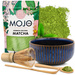 Zestaw Matcha MOJO TEA z bambusowymi akcesoriami  w pudełku prezentowym