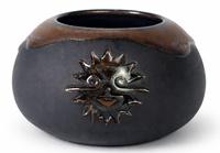Naczynko do yerba mate "HEBAN" toczone na kole, ceramika handmade 200ml