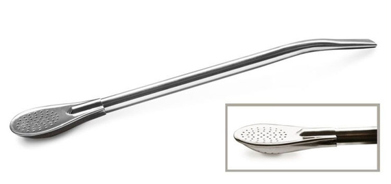 Bombilla do yerba mate LIZA 19 cm stal nierdzewna INOX