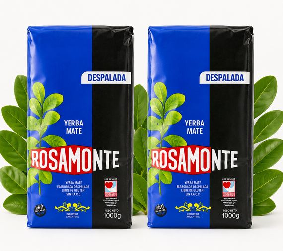 Yerba Mate Rosamonte Despalada 2x 1kg Sin Palo