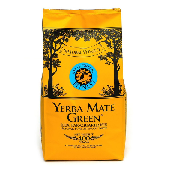 WYPRZEDAŻ - Yerba Mate Green FITNESS 400 g - uszkodzone opakowanie