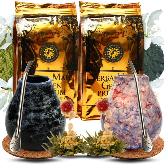 Yerba mate Zestaw Premium dla Dwoja powiększony