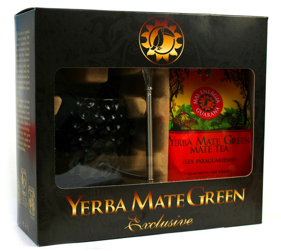 Zestaw na Walentynki Yerba Mate Green Guarana 400g Matero Bombilla
