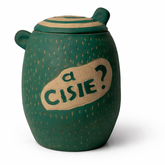 Kamionkowe matero ChceMiś ~250 ml (toczone na kole garncarskim)