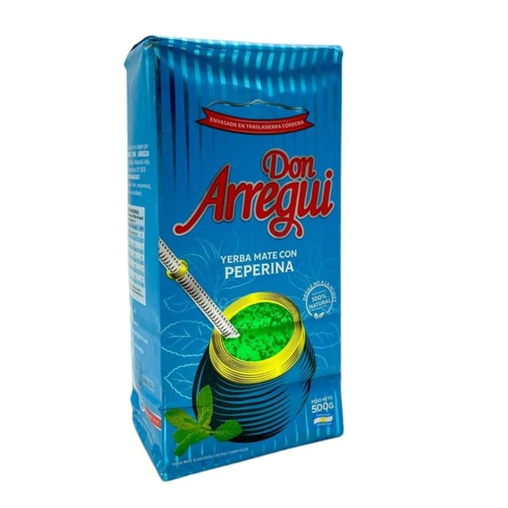 Yerba Mate Don Arregui Con Peperina 500g