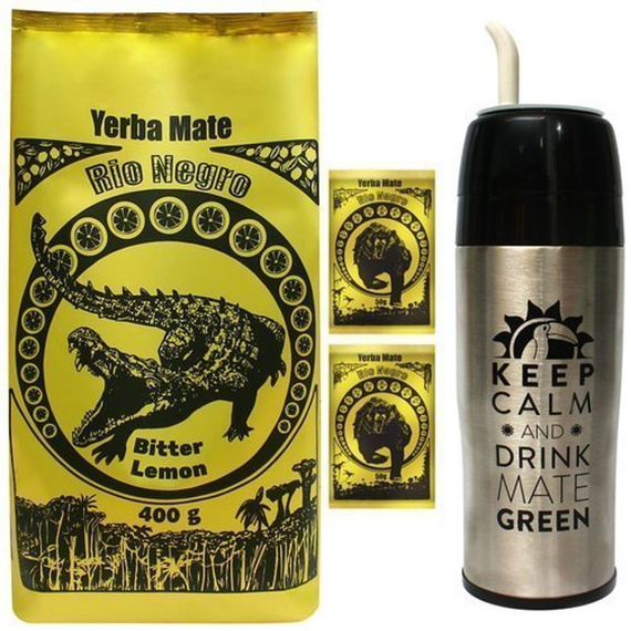 Zestaw Yerba Mate Rio Negro Mocna 0,5 kg Yerbomos