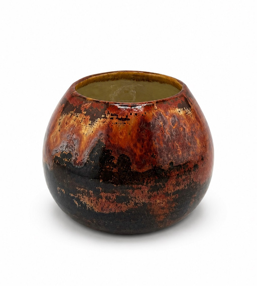 Naczynko do yerba mate Mate Green toczone na kole, ceramika handmade ~250 ml