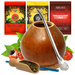 Zestaw Powiększony Yerba Mate 3x50g Duża Naturalna Tykwa Bombilla Nabierka