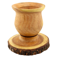 Drewniane matero do yerba mate z aromatycznego drewna Nandubay