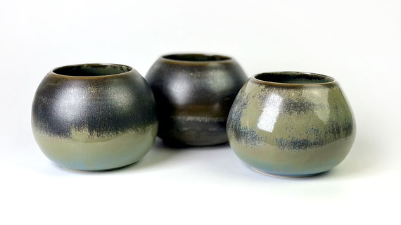 Matero ceramiczne toczone na kole "TRUFLA" 250 - 350 ml