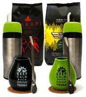 Zestaw Yerba Mate 2x 500g Yerbomos tykwa bombilla