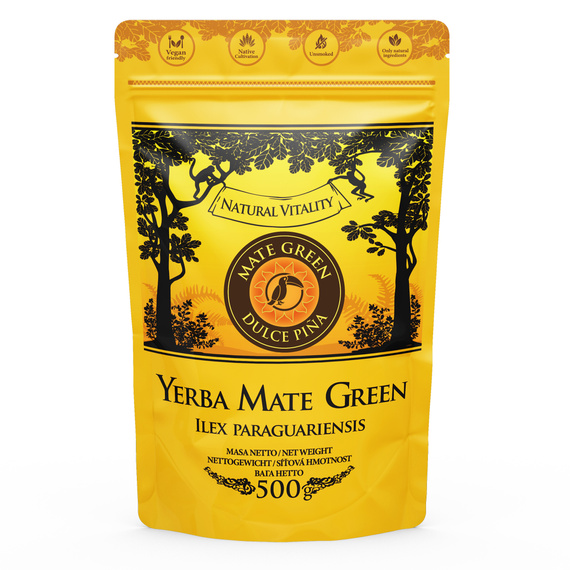 WYPRZEDAŻ - Yerba Mate Green Ananas Terere - 500 g - uszkodzone opakowanie