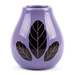 Zestaw do yerba mate - Matero Tykwa Ceramiczna Luka Hoja Violeta + Bombilla 22 cm