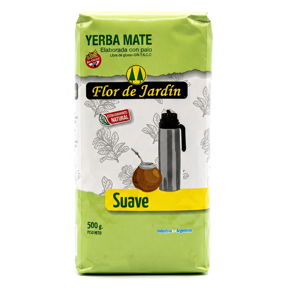 Yerba Mate Flor de Jardin Suave 500g 