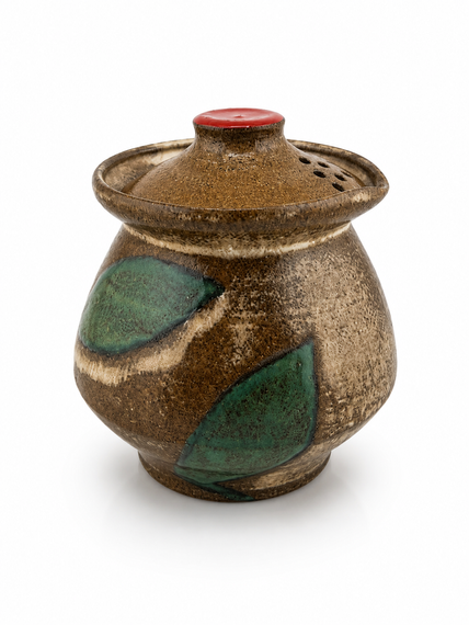 Miniaturowy ceramiczny zestaw do herbaty – ręcznie wykonany dzbanuszek i czarka 100 ml