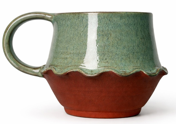 Ceramiczny kubek ręcznie robiony 200ml