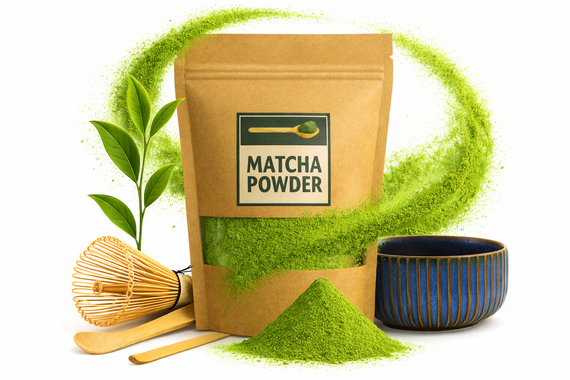 ZESTAW PREZENTOWY 5 SZT DO HERBATY MATCHA ZESTAW DO PARZENIA MATCHY ŁYŻKA + GRATIS yerba