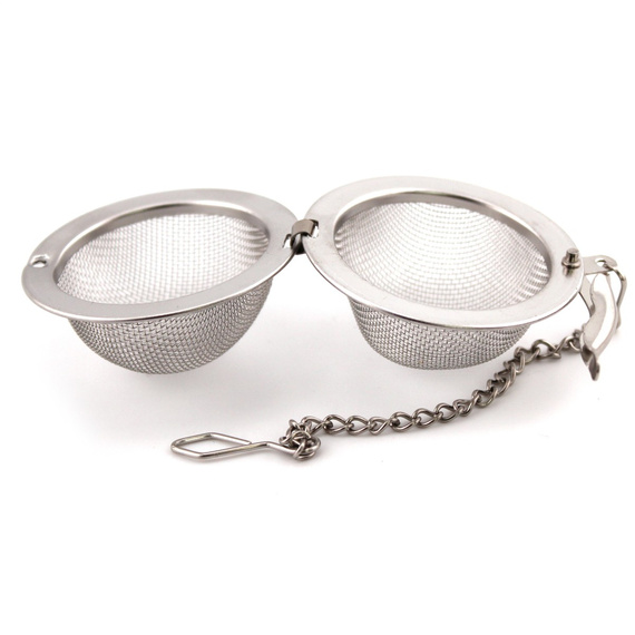 Zaparzacz do herbaty, ziół - mała kulka na łańcuszku 3,5 cm