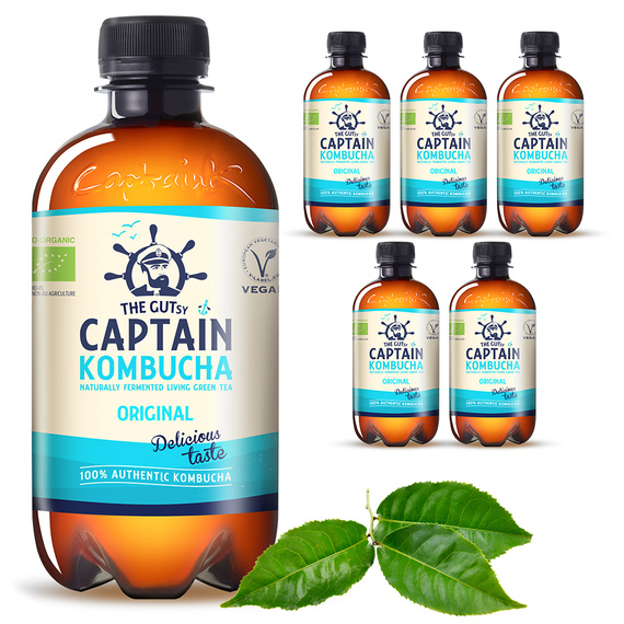 Captain Kombucha Original 400ml 6x 400ml