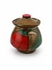 Miniaturowy ceramiczny zestaw do herbaty – ręcznie wykonany dzbanuszek i czarka 100 ml