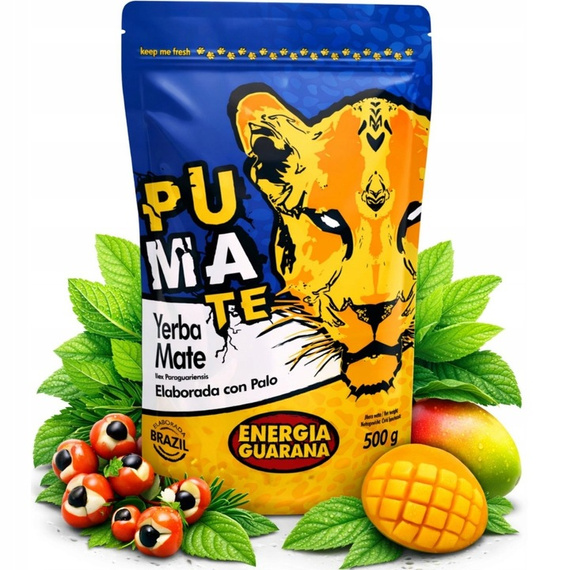 Zestaw Yerba Mate PumaTe 3x 500g różne smaki