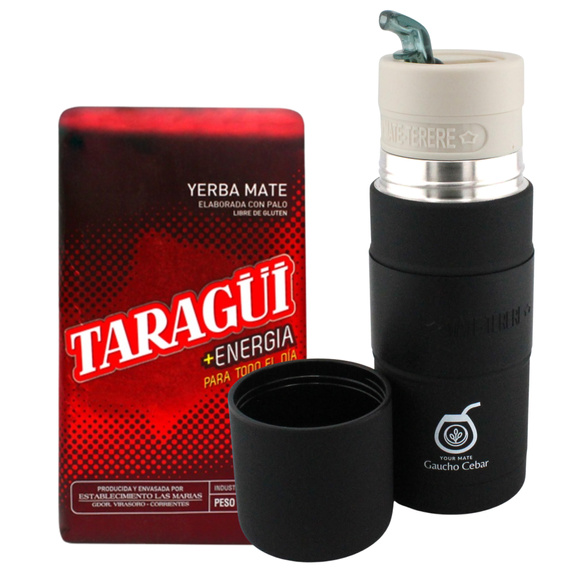 Energetyczny zestaw yerba mate: YerbomoX Gauch Cebar + Taragui ENERGIA 500g