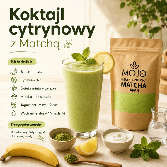 Japońska Zielona Herbata Matcha - MOJO TEA MATCHA JAPAN