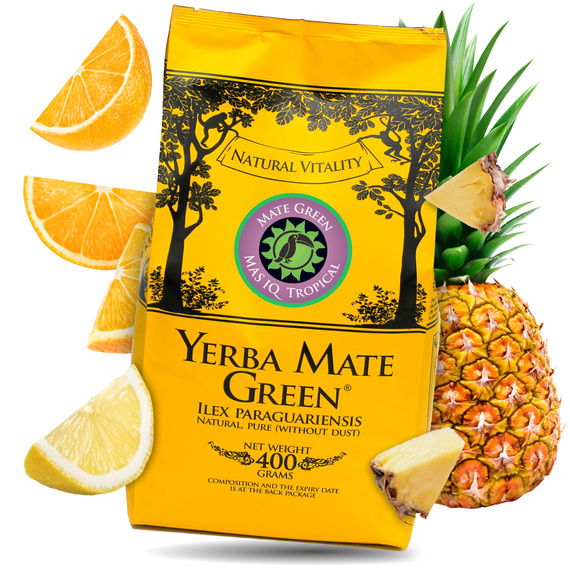 Yerba Mate Green MAS IQ Tropical 