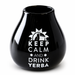 Matero Ceramico LUKA NEGRO 350 ml z logo MATE GREEN