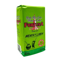 Yerba Mate Fortuna Menta y Limón 500g