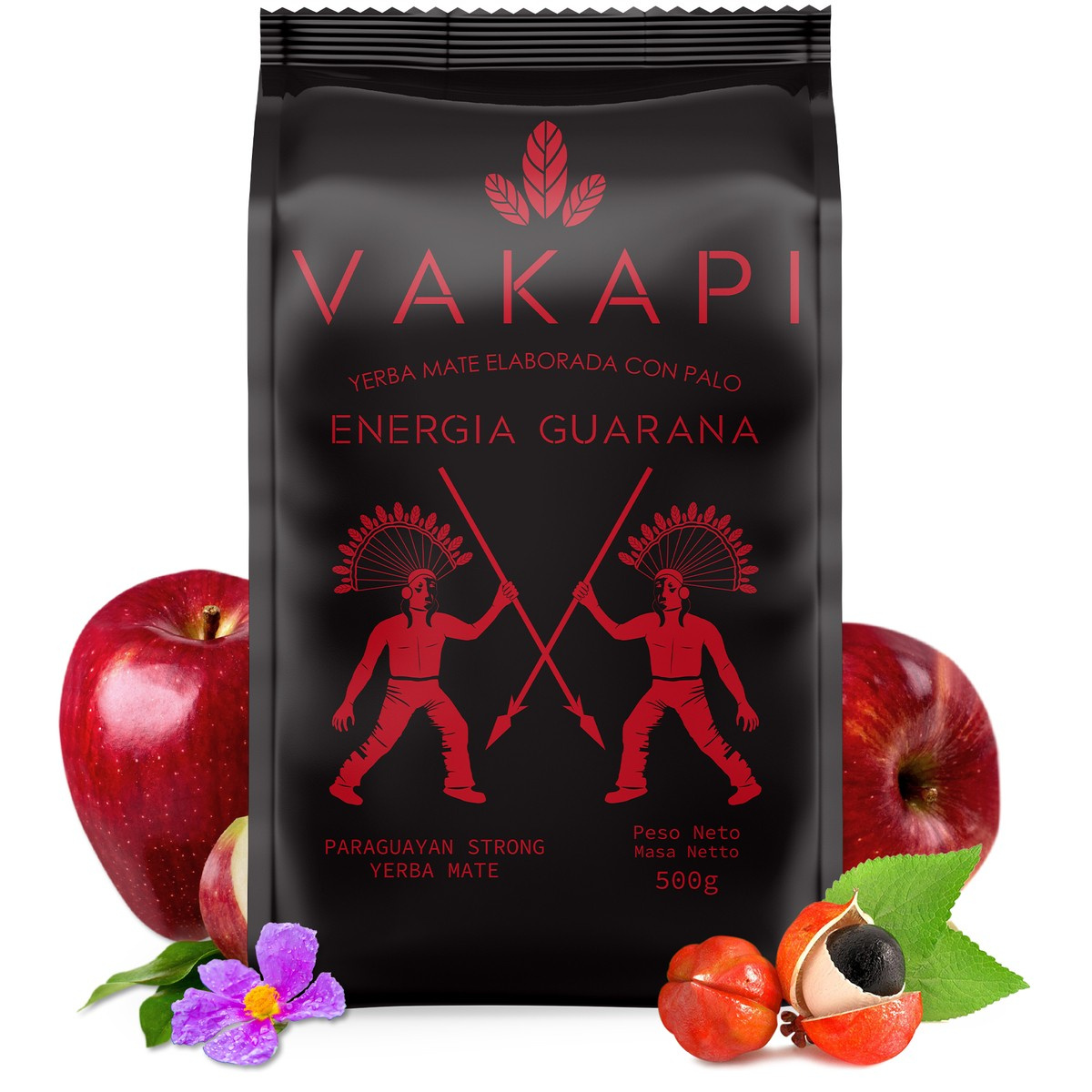 Yerba mate Vakapi Energia Guarana mocno pobudzająca, paragwajska, 0.05 kg