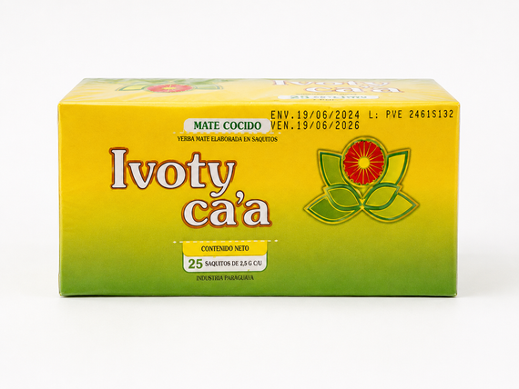 Yerba Mate Ivoty Ca'a Tradicional Cocido – 25 saszetek po 2 g