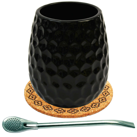 Zestaw Yerba Mate Matero / Tykwa + Bombilla 19cm + WYCIOREK