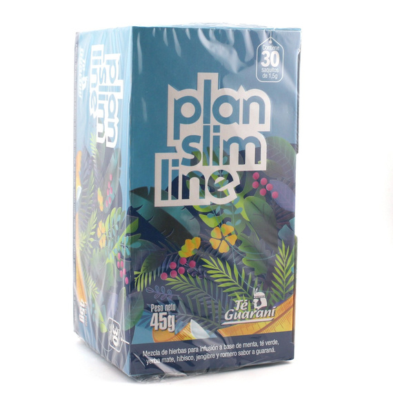 Herbata ziołowa Te Guarani Plan Slim Line z yerba mate - saszetki 30 x 1,5g 
