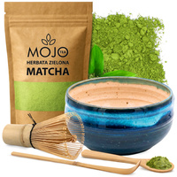 ZESTAW PREZENTOWY 5 SZT DO HERBATY MATCHA ZESTAW DO PARZENIA MATCHY ŁYŻKA + GRATIS yerba