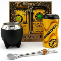 Zestaw Yerba Mate Bio Starter Set Tykwa Torpedo Bombilla z kamieniem
