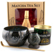 Zestaw Matcha Tea Set z ceramicznymi akcesoriami handmade w pudełku na prezent