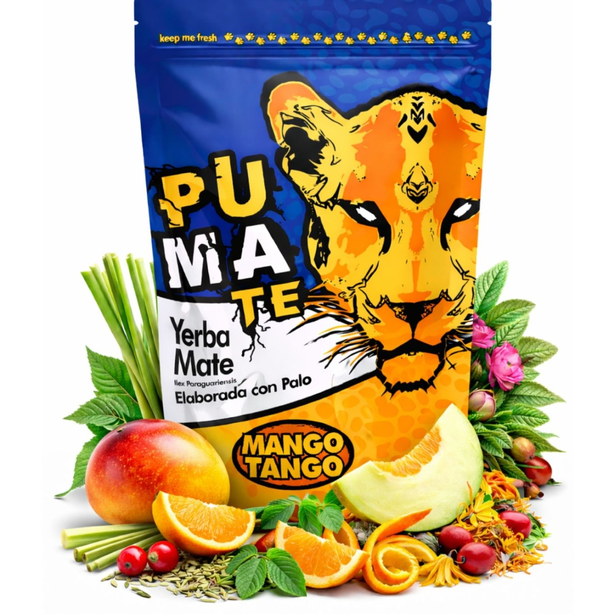 Yerba Mate PumaTe Mango Tango 500g, 0.5 kg