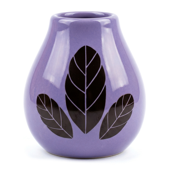 Matero ceramiczne naczynie do yerba mate Luka Hoja Violeta 350 ml