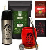 Zestaw Yerba Mate 500g Organic Energia + Yerbomos
