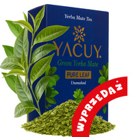WYPRZEDAŻ - Yerba Mate Yacuy Pure Leaf Premium Vacuum 500g - uszkodzone opakowanie zewnętrzne (pudełko)