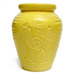 Matero ceramiczne Aztek żółte 300 ml - Naczynie do yerba mate