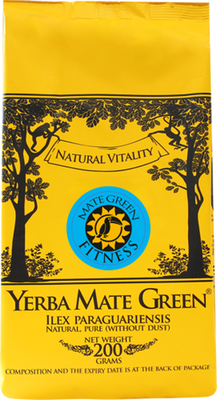 WYPRZEDAŻ - Yerba Mate Green FITNESS 200 g - lekko uszkodzone opakowanie